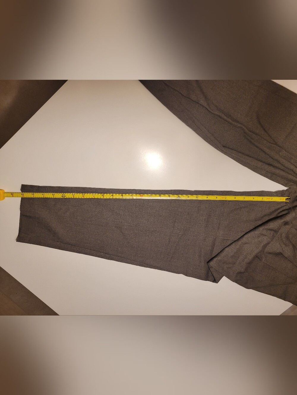 MANGO Tailored High-Waist Wool Blend Trousers Pants in Charcoal - Picture 11 of 13